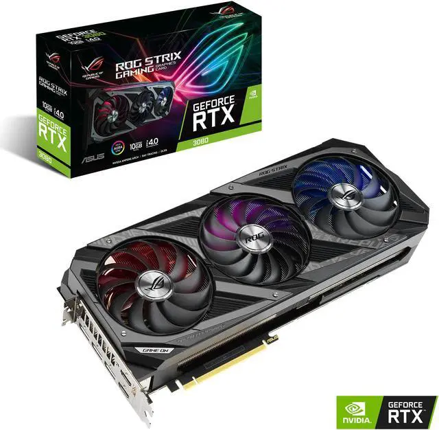 Alt view image 7 of 7 - ASUS ROG Strix GeForce RTX 3080 10GB GDDR6X PCI Express 4.0 Graphics Card ROG-STRIX-RTX3080-O10G-GAMING