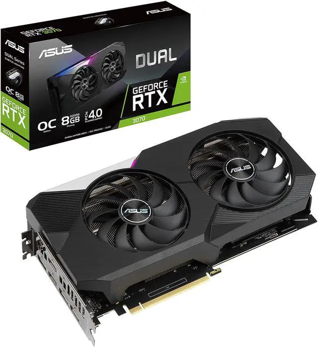 Alt view image 7 of 7 - ASUS Dual GeForce RTX 3070 8GB GDDR6 PCI Express 4.0 Graphics Card DUAL-RTX3070-O8G