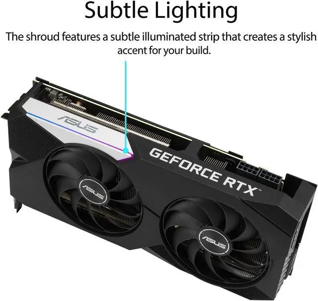 Alt view image 4 of 7 - ASUS Dual GeForce RTX 3070 8GB GDDR6 PCI Express 4.0 Graphics Card DUAL-RTX3070-8G