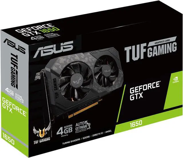 Alt view image 11 of 11 - ASUS TUF Gaming GeForce GTX 1650 4GB GDDR6 PCI Express 3.0 Graphics Card TUF-GTX1650-4GD6-P-GAMING