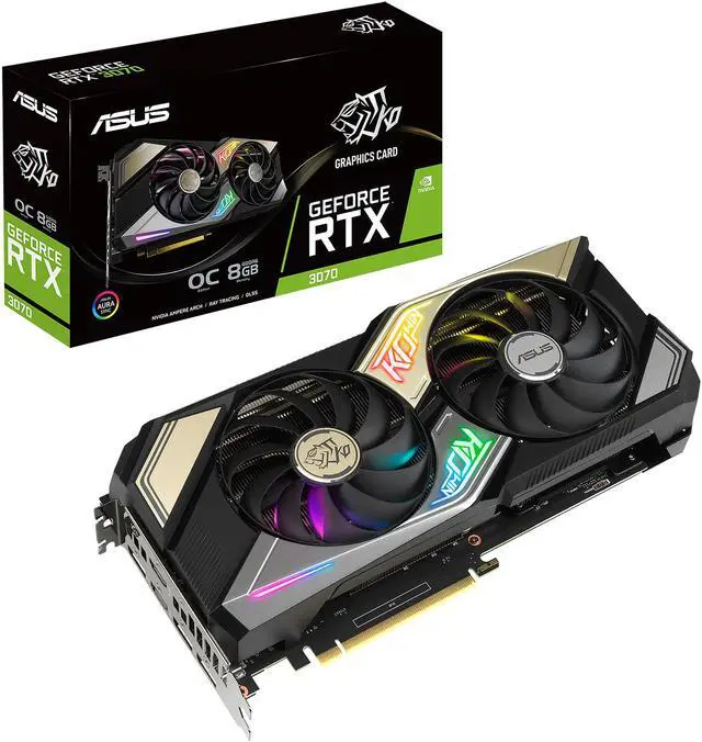 Alt view image 7 of 7 - ASUS KO GeForce RTX 3070 8GB GDDR6 PCI Express 4.0 Graphics Card KO-RTX3070-O8G-GAMING
