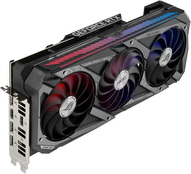 Alt view image 8 of 15 - ASUS ROG STRIX GeForce RTX 3060 Ti 8GB GDDR6 PCI Express 4.0 Graphics Card ROG-STRIX-RTX3060TI-O8G-GAMING