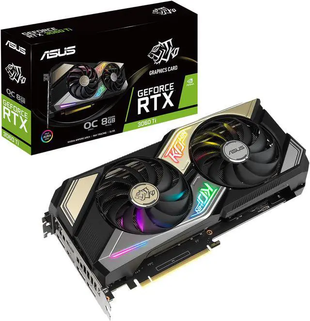 Alt view image 14 of 15 - ASUS KO GeForce RTX 3060 Ti 8GB GDDR6 PCI Express 4.0 Graphics Card KO-RTX3060TI-O8G-GAMING