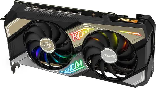Alt view image 10 of 15 - ASUS KO GeForce RTX 3060 Ti 8GB GDDR6 PCI Express 4.0 Graphics Card KO-RTX3060TI-O8G-GAMING