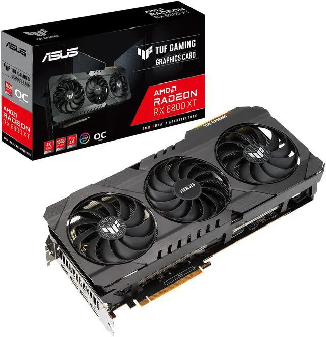 Alt view image 16 of 17 - ASUS TUF Gaming Radeon RX 6800 XT 16GB GDDR6 PCI Express 4.0 CrossFireX Support Graphics Card TUF-RX6800XT-O16G-GAMING