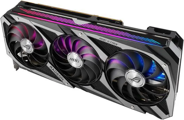 Alt view image 7 of 13 - ASUS ROG STRIX Radeon RX 6800 16GB GDDR6 PCI Express 4.0 CrossFireX Support Graphics Card ROG-STRIX-RX6800-O16G-GAMING