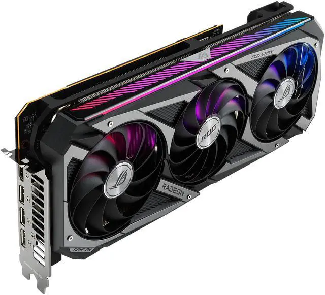 Alt view image 8 of 13 - ASUS ROG STRIX Radeon RX 6800 16GB GDDR6 PCI Express 4.0 CrossFireX Support Graphics Card ROG-STRIX-RX6800-O16G-GAMING