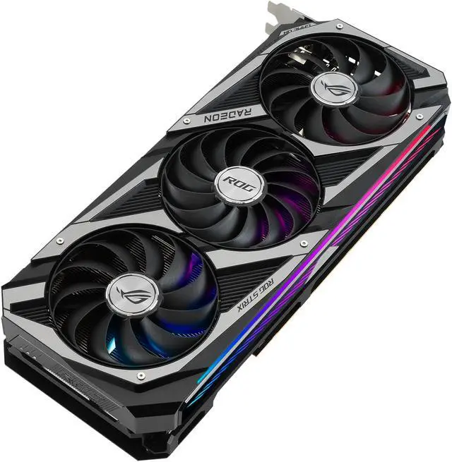Alt view image 9 of 13 - ASUS ROG STRIX Radeon RX 6800 16GB GDDR6 PCI Express 4.0 CrossFireX Support Graphics Card ROG-STRIX-RX6800-O16G-GAMING
