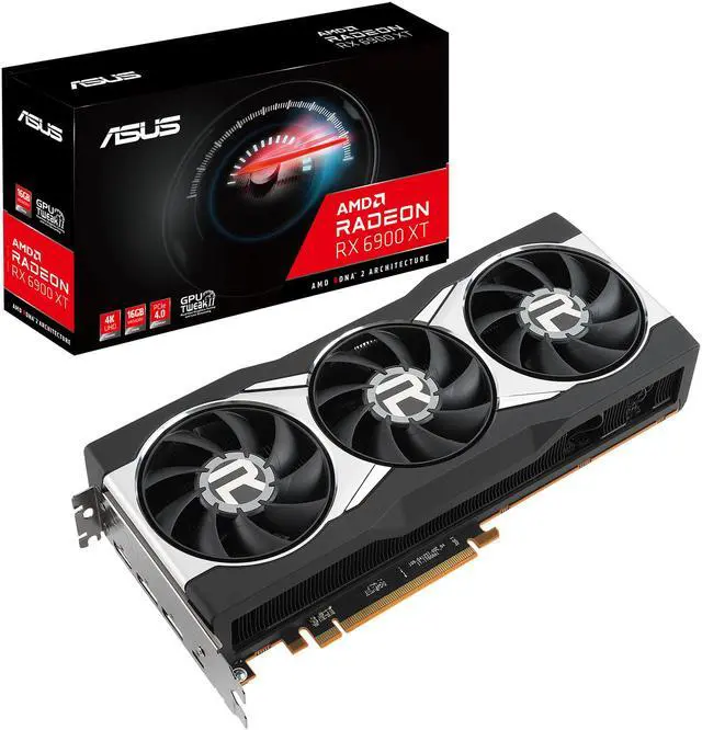 Alt view image 11 of 12 - ASUS Radeon RX 6900 XT 16GB GDDR6 PCI Express 4.0 SLI Support Graphics Card RX6900XT-16G