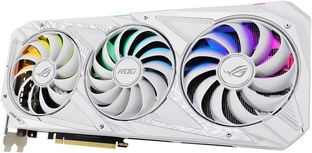 Alt view image 4 of 18 - ASUS ROG Strix GeForce RTX 3090 24GB GDDR6X PCI Express 4.0 SLI Support Graphics Card ROG-STRIX-RTX3090-O24G-WHITE