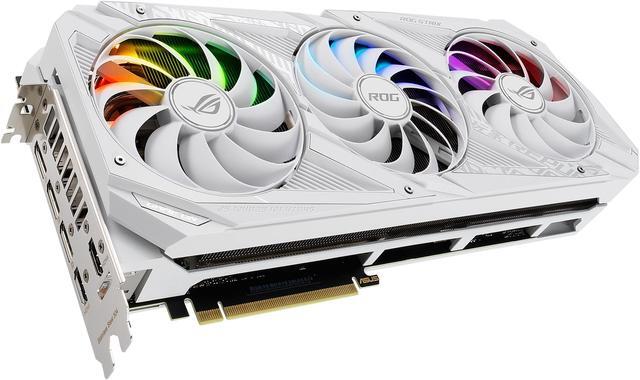 Alt view image 12 of 18 - ASUS ROG Strix GeForce RTX 3090 24GB GDDR6X PCI Express 4.0 SLI Support Graphics Card ROG-STRIX-RTX3090-O24G-WHITE