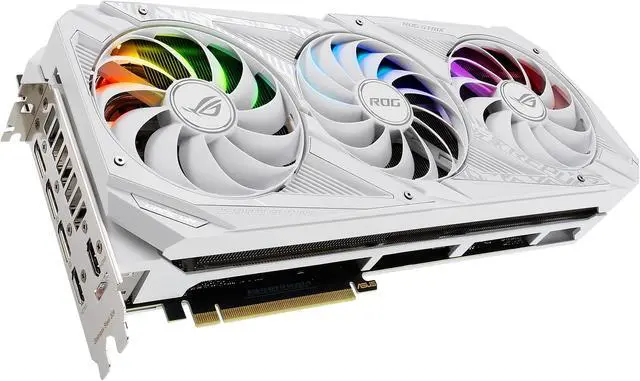 Alt view image 12 of 20 - ASUS ROG Strix GeForce RTX 3080 10GB GDDR6X PCI Express 4.0 Graphics Card ROG-STRIX-RTX3080-O10G-WHITE