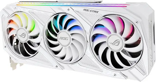 Alt view image 6 of 20 - ASUS ROG Strix GeForce RTX 3080 10GB GDDR6X PCI Express 4.0 Graphics Card ROG-STRIX-RTX3080-O10G-WHITE