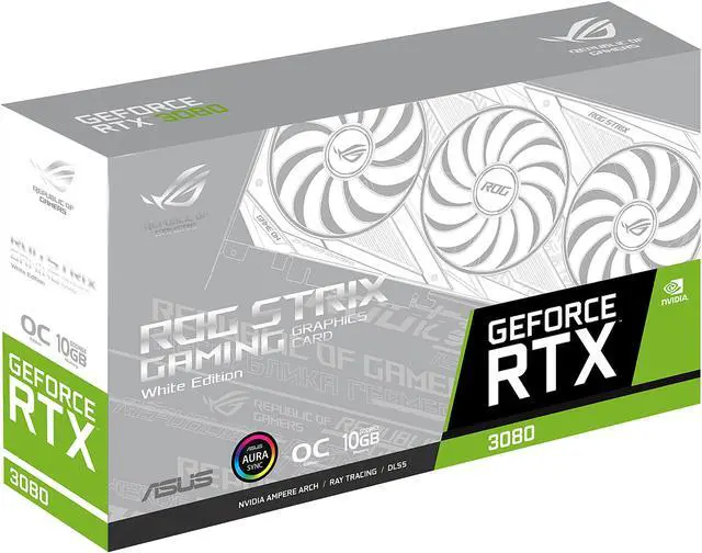 Alt view image 20 of 20 - ASUS ROG Strix GeForce RTX 3080 10GB GDDR6X PCI Express 4.0 Graphics Card ROG-STRIX-RTX3080-O10G-WHITE