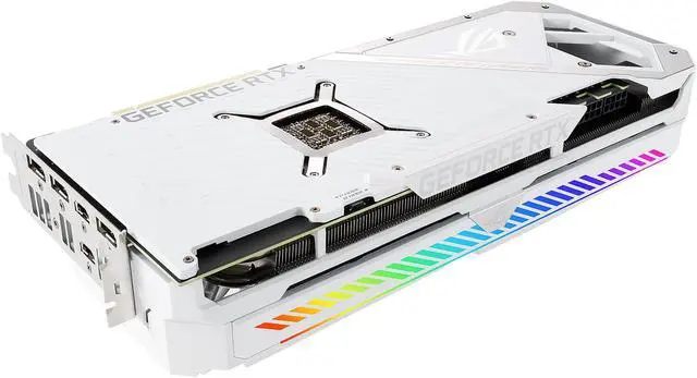 Alt view image 14 of 15 - ASUS ROG Strix GeForce RTX 3070 8GB GDDR6 PCI Express 4.0 Graphics Card ROG-STRIX-RTX3070-O8G-WHITE