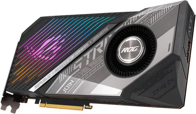 Alt view image 11 of 16 - ASUS ROG Strix Radeon RX 6900 XT 16GB GDDR6 PCI Express 4.0 CrossFireX Support Graphics Card ROG-STRIX-LC-RX6900XT-O16G-GAMING