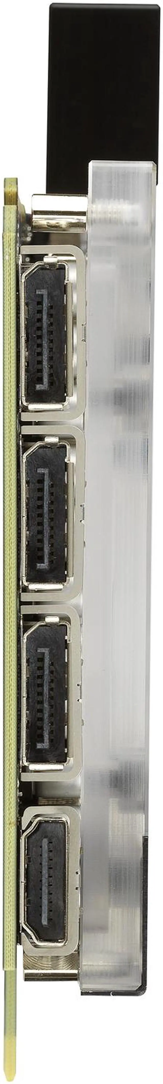 Alt view image 14 of 20 - ASUS EKWB GeForce RTX 3070 8GB GDDR6 Video Card (PCIe 4.0, 8GB GDDR6 Memory, HDMI 2.1, DisplayPort 1.4a, Protective Backplate, Stainless Steel Bracket, Single-slot Design, and EK Water Block)