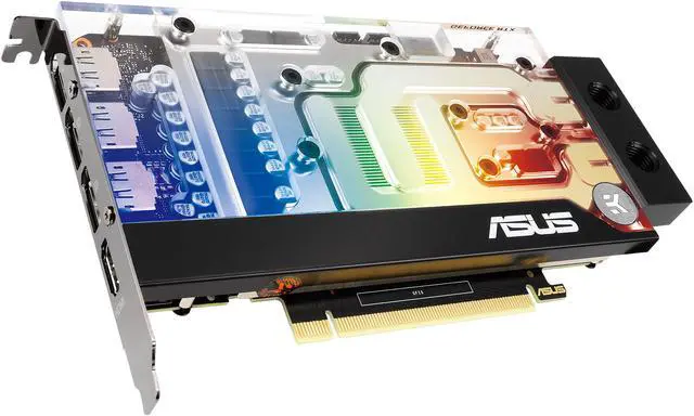 Alt view image 5 of 20 - ASUS EKWB GeForce RTX 3070 8GB GDDR6 Video Card (PCIe 4.0, 8GB GDDR6 Memory, HDMI 2.1, DisplayPort 1.4a, Protective Backplate, Stainless Steel Bracket, Single-slot Design, and EK Water Block)