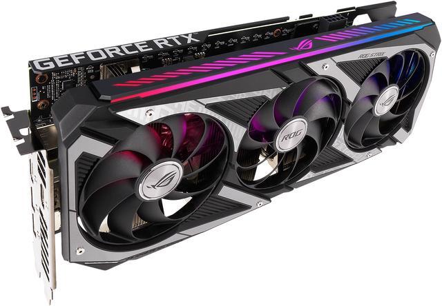 Alt view image 7 of 11 - ASUS ROG Strix GeForce RTX 3060 12GB GDDR6 PCI Express 4.0 Graphics Card ROG-STRIX-RTX3060-O12G-GAMING