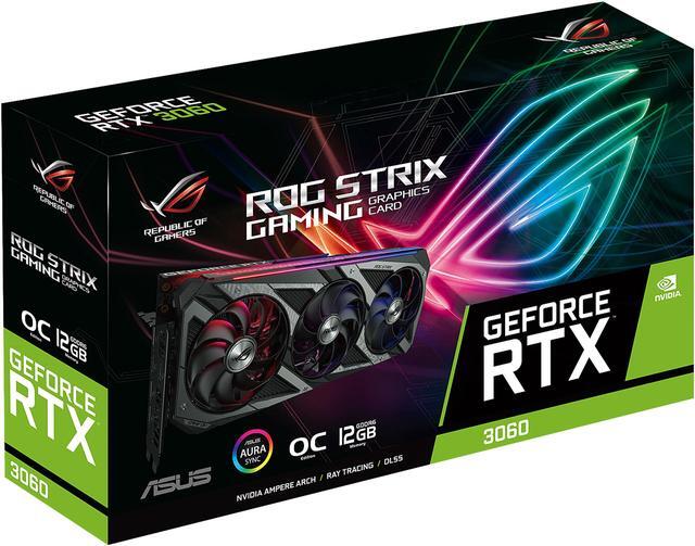 Alt view image 11 of 11 - ASUS ROG Strix GeForce RTX 3060 12GB GDDR6 PCI Express 4.0 Graphics Card ROG-STRIX-RTX3060-O12G-GAMING