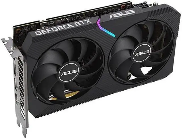 Alt view image 2 of 4 - ASUS Dual GeForce RTX 3060 12GB GDDR6 PCI Express 4.0 Graphics Card DUAL-RTX3060-12G