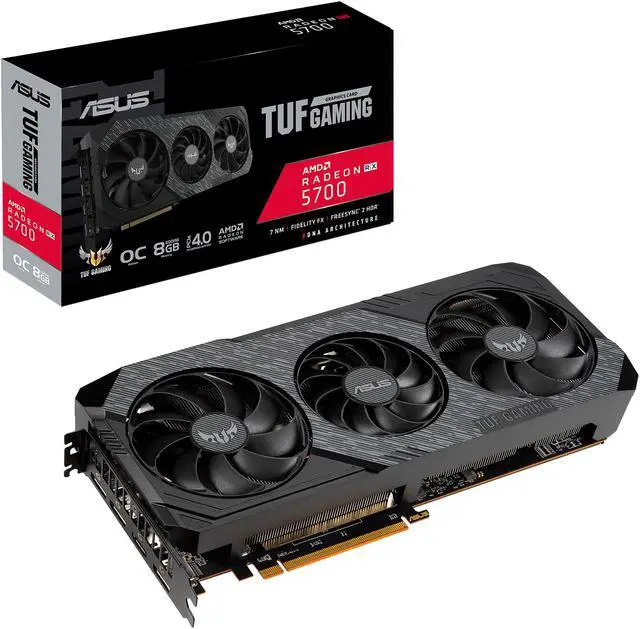 Alt view image 7 of 8 - ASUS TUF Gaming X3 Radeon RX 5700 8GB GDDR6 PCI Express 4.0 Graphics Card TUF 3-RX5700-O8G-EVO-GAMING