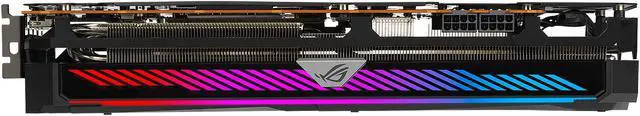 Alt view image 12 of 15 - ASUS ROG STRIX Radeon RX 6700 XT OC Edition Gaming Graphics Card (AMD RDNA 2, PCIe 4.0, 12GB GDDR6, HDMI 2.1, DisplayPort 1.4a, Axial-tech Fan Design, 2.9-slot, Super Alloy Power II, GPU Tweak II) - ROG-STRIX-RX6700XT-O12G-GAMING