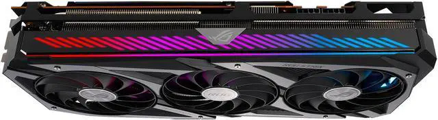 Alt view image 11 of 15 - ASUS ROG STRIX Radeon RX 6700 XT OC Edition Gaming Graphics Card (AMD RDNA 2, PCIe 4.0, 12GB GDDR6, HDMI 2.1, DisplayPort 1.4a, Axial-tech Fan Design, 2.9-slot, Super Alloy Power II, GPU Tweak II) - ROG-STRIX-RX6700XT-O12G-GAMING