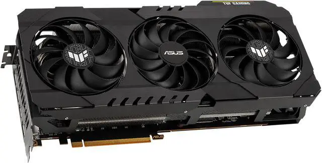 Alt view image 7 of 15 - ASUS TUF Gaming Radeon RX 6700 XT OC Edition Graphics Card (AMD RDNA 2, PCIe 4.0, 12GB GDDR6, HDMI 2.1, DisplayPort 1.4a, Dual Ball Fan Bearings, All-aluminum Shroud, Reinforced Frame, GPU Tweak II) - TUF-RX6700XT-O12G-GAMING
