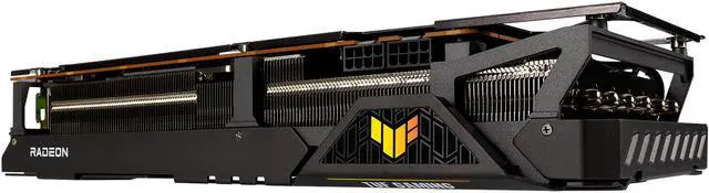 Alt view image 10 of 15 - ASUS TUF Gaming Radeon RX 6700 XT OC Edition Graphics Card (AMD RDNA 2, PCIe 4.0, 12GB GDDR6, HDMI 2.1, DisplayPort 1.4a, Dual Ball Fan Bearings, All-aluminum Shroud, Reinforced Frame, GPU Tweak II) - TUF-RX6700XT-O12G-GAMING
