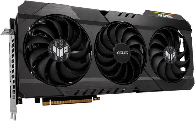 Alt view image 6 of 15 - ASUS TUF Gaming Radeon RX 6700 XT OC Edition Graphics Card (AMD RDNA 2, PCIe 4.0, 12GB GDDR6, HDMI 2.1, DisplayPort 1.4a, Dual Ball Fan Bearings, All-aluminum Shroud, Reinforced Frame, GPU Tweak II) - TUF-RX6700XT-O12G-GAMING