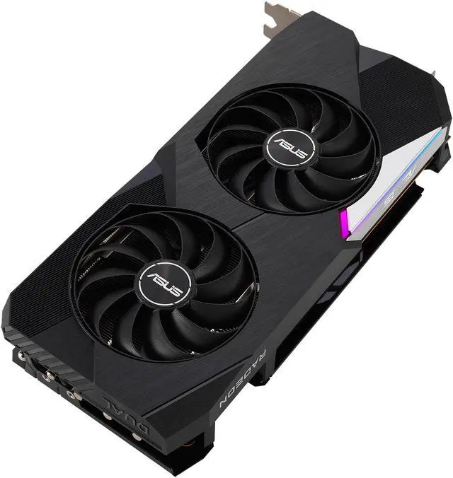 Alt view image 10 of 12 - ASUS DUAL Radeon RX 6700 XT Standard Edition 12GB GDDR6 Gaming Graphics Card (AMD RDNA 2, PCIe 4.0, 12GB GDDR6 Memory, HDMI 2.1, DisplayPort 1.4a, Axial-tech Fan Design, 0dB Technology) - DUAL-RX6700XT-12G