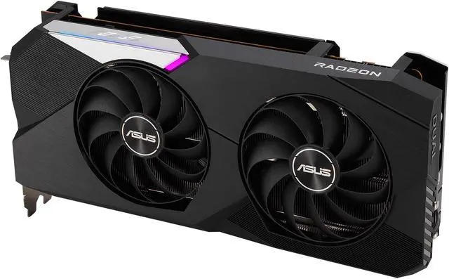 Alt view image 8 of 12 - ASUS DUAL Radeon RX 6700 XT Standard Edition 12GB GDDR6 Gaming Graphics Card (AMD RDNA 2, PCIe 4.0, 12GB GDDR6 Memory, HDMI 2.1, DisplayPort 1.4a, Axial-tech Fan Design, 0dB Technology) - DUAL-RX6700XT-12G