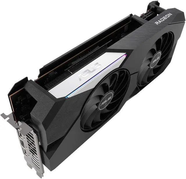 Alt view image 9 of 12 - ASUS DUAL Radeon RX 6700 XT Standard Edition 12GB GDDR6 Gaming Graphics Card (AMD RDNA 2, PCIe 4.0, 12GB GDDR6 Memory, HDMI 2.1, DisplayPort 1.4a, Axial-tech Fan Design, 0dB Technology) - DUAL-RX6700XT-12G