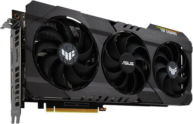 Alt view image 6 of 16 - ASUS TUF Gaming NVIDIA GeForce RTX 3060 Graphics Card TUF-RTX3060-12G-GAMING (PCIe 4.0, 12GB GDDR6, HDMI 2.1, DisplayPort 1.4a, Dual Ball Fan Bearings, Military-grade Certification, GPU Tweak II)