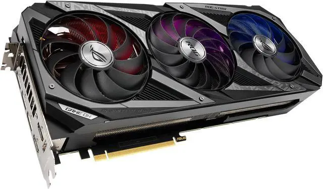 Alt view image 5 of 20 - ASUS ROG Strix NVIDIA GeForce RTX 3080 Ti OC Edition Gaming Graphics Card (PCIe 4.0, 12GB GDDR6X, HDMI 2.1, Axial-tech Fan Design, 2.9-Slot, Super Alloy Power II, ASUS Auto-Extreme Technology)