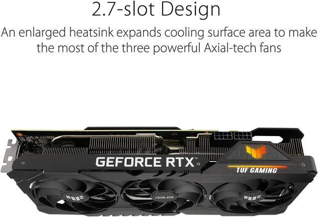 Alt view image 17 of 19 - ASUS TUF Gaming GeForce RTX 3080 Ti OC Edition Graphics Card (PCIe 4.0, 12GB GDDR6X, HDMI 2.1, DisplayPort 1.4a, Dual Ball Fan Bearings, Military-grade Certification, GPU Tweak II), TUF-RTX3080TI-O12G-GAMING