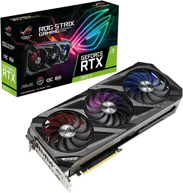 Alt view image 15 of 16 - ASUS ROG Strix GeForce RTX 3070 Ti 8GB GDDR6X PCI Express 4.0 Graphics Card ROG-STRIX-RTX3070TI-O8G-GAMING