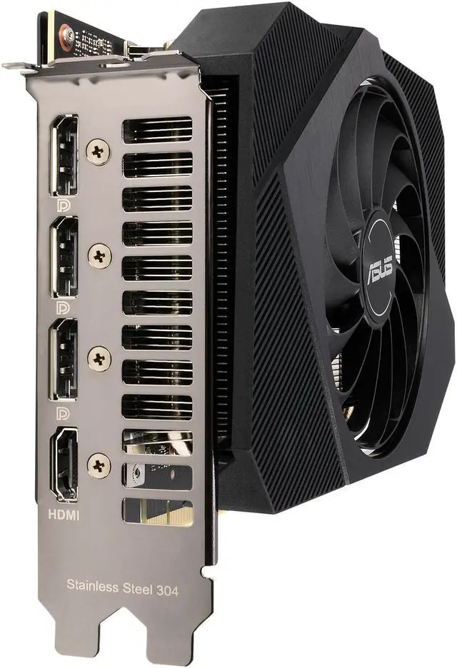 Alt view image 7 of 13 - ASUS Phoenix NVIDIA GeForce RTX 3060 Gaming Graphics Card (PCIe 4.0, 12GB GDDR6 Memory, HDMI 2.1, DisplayPort 1.4a, Axial-tech Fan Design, Protective Backplate, Dual Ball Fan Bearings), PH-RTX3060-12G