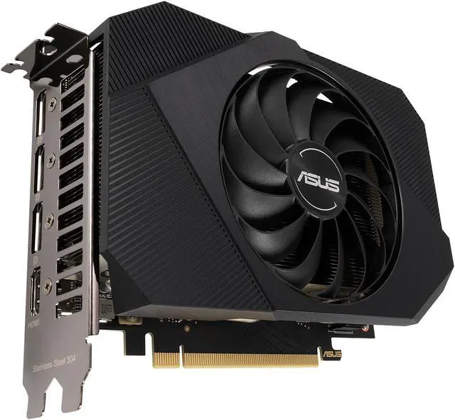 Alt view image 6 of 13 - ASUS Phoenix NVIDIA GeForce RTX 3060 Gaming Graphics Card (PCIe 4.0, 12GB GDDR6 Memory, HDMI 2.1, DisplayPort 1.4a, Axial-tech Fan Design, Protective Backplate, Dual Ball Fan Bearings), PH-RTX3060-12G