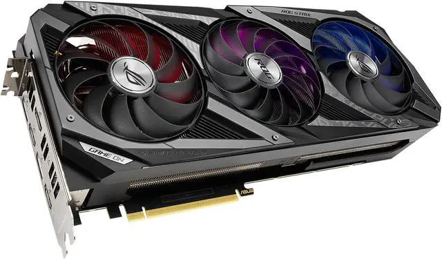 Alt view image 4 of 15 - ASUS ROG Strix GeForce RTX 3070 V2 OC Edition 8GB GDDR6 PCI Express 4.0 Video Card ROG-STRIX-RTX3070-O8G-V2-GAMING (LHR)