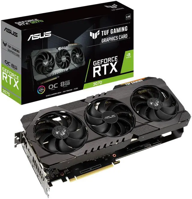 Alt view image 15 of 16 - ASUS TUF Gaming GeForce RTX 3070 V2 OC Edition 8GB GDDR6 PCI Express 4.0 Video Card TUF-RTX3070-O8G-V2-GAMING (LHR)