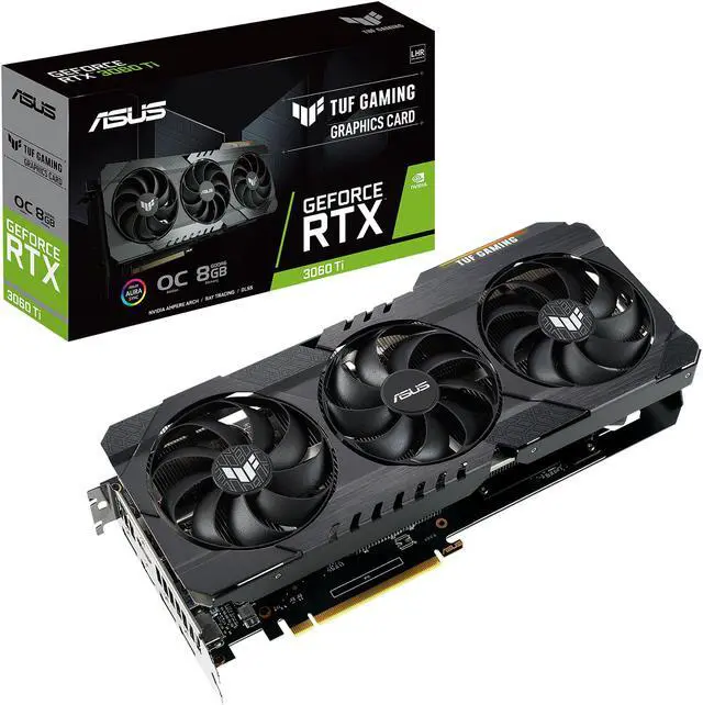 Alt view image 15 of 16 - ASUS TUF Gaming GeForce RTX 3060 Ti V2 OC Edition 8GB GDDR6 PCI Express 4.0 Video Card TUF-RTX3060TI-O8G-V2-GAMING (LHR)