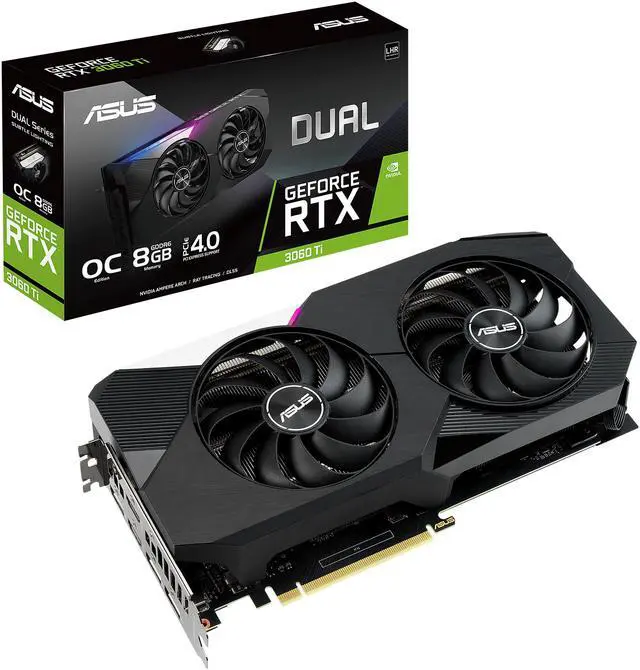 Alt view image 16 of 17 - ASUS Dual GeForce RTX 3060 Ti V2 OC Edition 8GB GDDR6 PCI Express 4.0 Video Card DUAL-RTX3060TI-O8G-V2 (LHR)