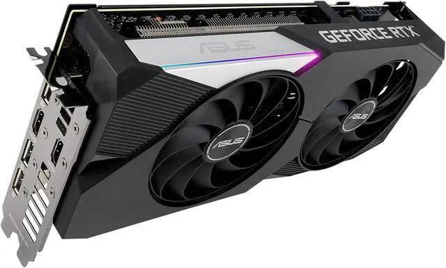 Alt view image 7 of 17 - ASUS Dual GeForce RTX 3060 Ti V2 OC Edition 8GB GDDR6 PCI Express 4.0 Video Card DUAL-RTX3060TI-O8G-V2 (LHR)