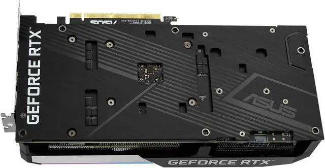 Alt view image 15 of 17 - ASUS Dual GeForce RTX 3060 Ti V2 OC Edition 8GB GDDR6 PCI Express 4.0 Video Card DUAL-RTX3060TI-O8G-V2 (LHR)