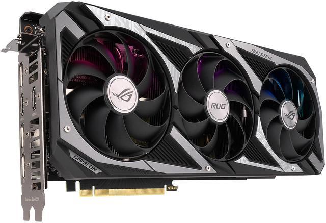 Alt view image 4 of 19 - ASUS ROG Strix GeForce RTX 3060 12GB GDDR6 PCI Express 4.0 Graphics Card ROG-STRIX-RTX3060-O12G-V2-GAMING