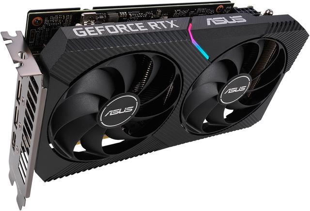 Alt view image 9 of 19 - ASUS Dual GeForce RTX 3060 12GB GDDR6 PCI Express 4.0 Graphics Card DUAL-RTX3060-O12G-V2