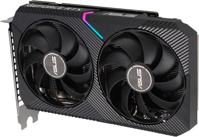 Alt view image 12 of 19 - ASUS Dual GeForce RTX 3060 12GB GDDR6 PCI Express 4.0 Graphics Card DUAL-RTX3060-O12G-V2