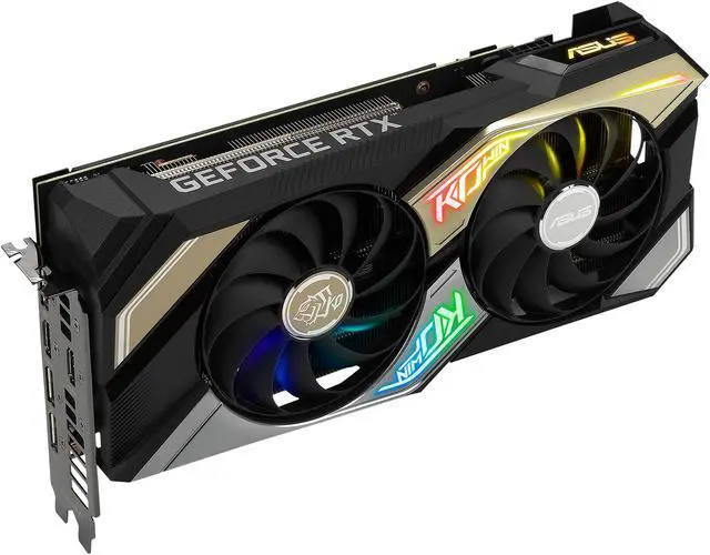 Alt view image 5 of 13 - ASUS KO GeForce RTX 3060 Ti V2 OC Edition 8GB GDDR6 PCI Express 4.0 x16 Video Card KO-RTX3060TI-O8G-V2-GAMING (LHR)